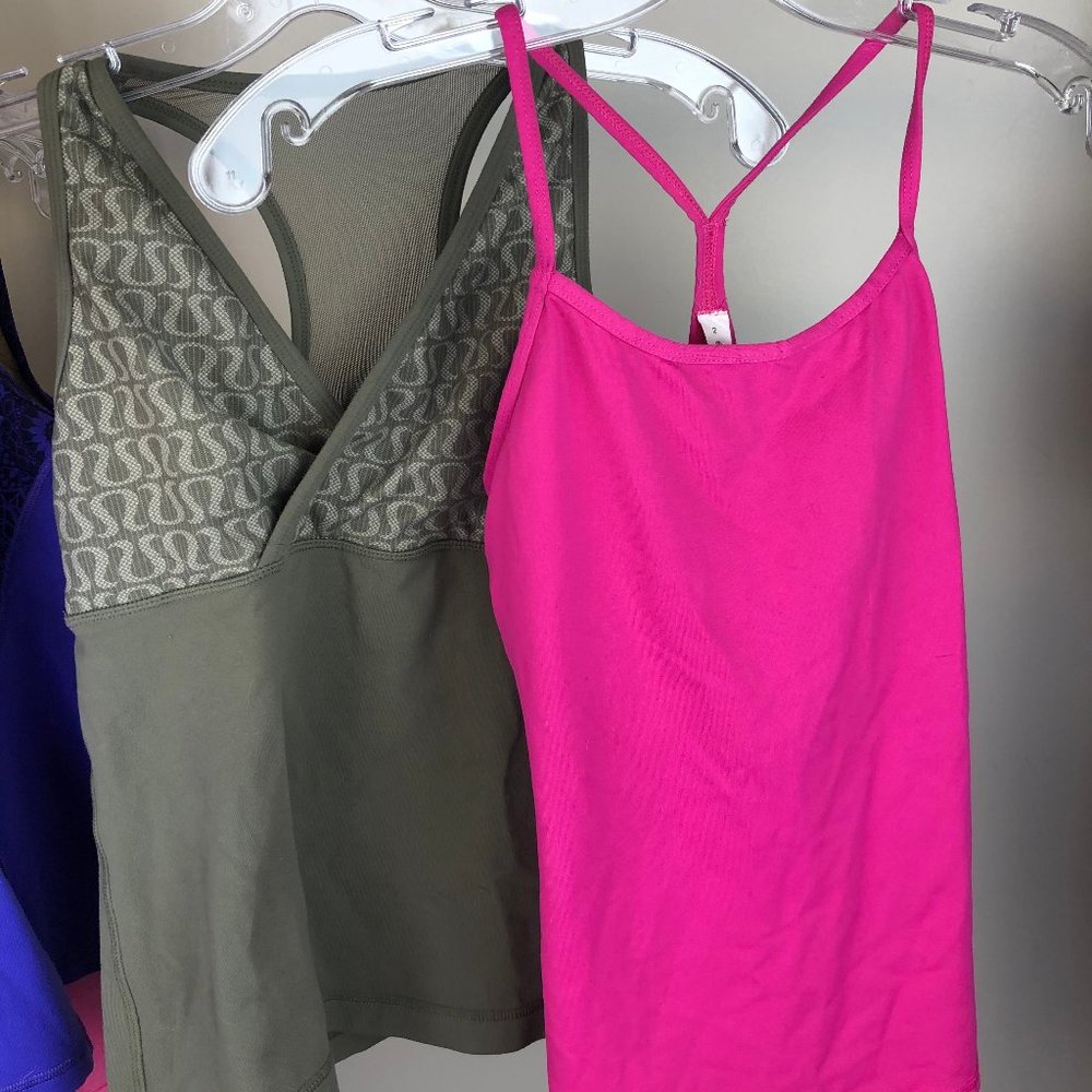 2 Lululemon tanks Size 2